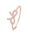 Charming Bow Silver Ring NSR-4320
